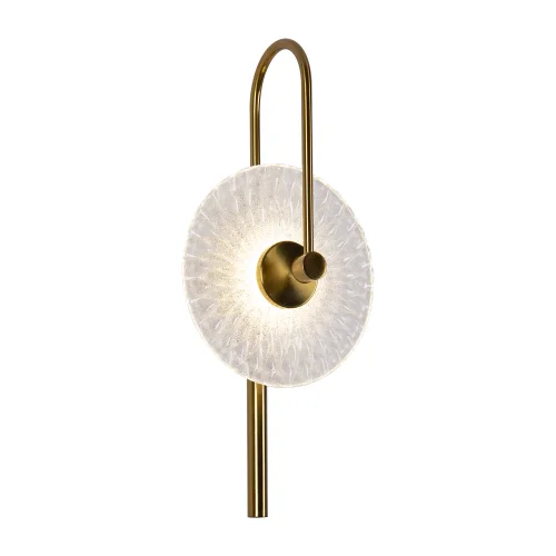 Бра LED Plade 4270-1W Favourite прозрачный на 1 лампу, основание латунь в стиле классический 