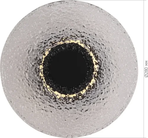 Бра LED Alumno SL6142.411.01 ST-Luce дымчатый на 1 лампу, основание чёрное в стиле современный фото 3