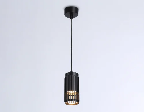 Светильник подвесной TN51695 Ambrella light чёрный 1 лампа, основание чёрное в стиле хай-тек современный  фото 3