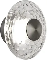 Бра LED Claros 4643-1W Favourite прозрачный на 1 лампу, основание никель в стиле современный 