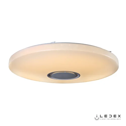 Светильник потолочный LED с пультом Jupiter 90W-Brilliant-Ent iLedex белый 1 лампа, основание белое в стиле современный хай-тек с пультом фото 2