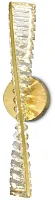 Бра LED Olimp APL.045.01.10 Aployt прозрачный на 1 лампу, основание бронзовое в стиле современный 