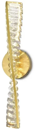 Бра LED Olimp APL.045.01.10 Aployt прозрачный на 1 лампу, основание бронзовое в стиле современный 