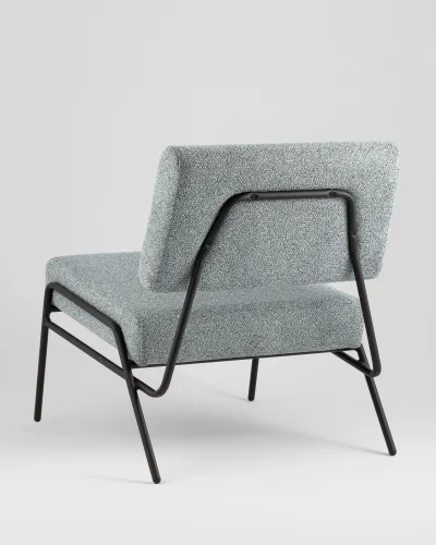 Кресло Теллинг шенилл серо-синий УТ000041926 Stool Group, /, ножки//, размеры - *****мм фото 7