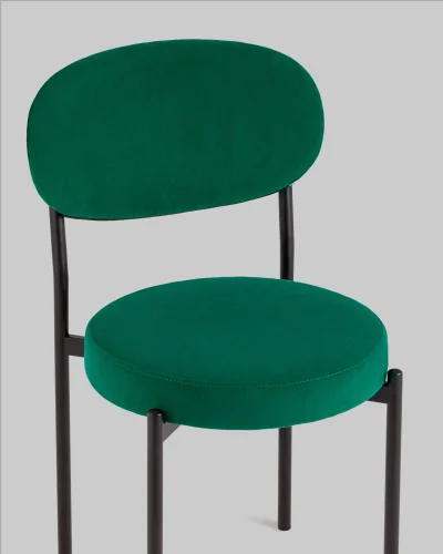 Стул Бриф DD велюр зелёный УТ000041427 Stool Group, зелёный/велюр, ножки/металл/чёрный, размеры - ***** фото 7