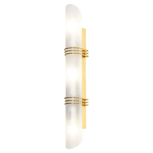 Бра SELVINO LSA-7701-03 Lussole белый на 3 лампы, основание золотое в стиле современный 