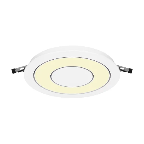Светильник точечный LED Vector 2700K 12Вт 100° DL102-12W2.7K-W Maytoni белый на 1 лампу, основание белое в стиле современный хай-тек круглый