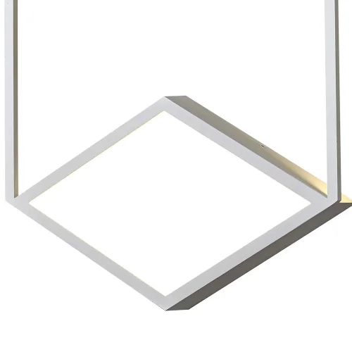Светильник потолочный LED Kubick 7760 Mantra белый 1 лампа, основание белое в стиле современный хай-тек квадраты фото 2