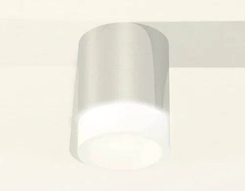Светильник накладной Techno spot XS6305021 Ambrella light белый 1 лампа, основание серебряное в стиле современный круглый фото 3