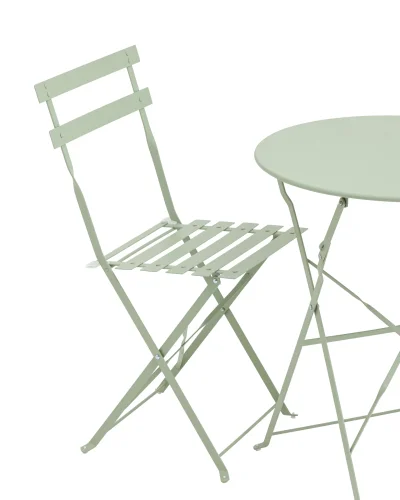 Комплект стола и двух стульев Бистро, светло-зеленый УТ000036325 Stool Group фото 5