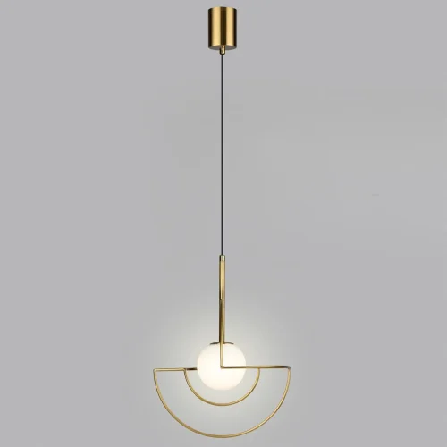 Светильник подвесной ЛЕД Futurum 7195/3L Odeon Light белый на 1 лампу, основание бронзовое в стиле хай-тек фото 3 Светильник подвесной ЛЕД Futurum 7195/3L Odeon Light белый на 1 лампу, основание бронзовое в стиле хай-тек фото 3