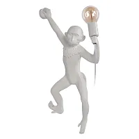 Бра Monkey 10314W/B LOFT IT без плафона на 1 лампу, основание белое в стиле современный животные