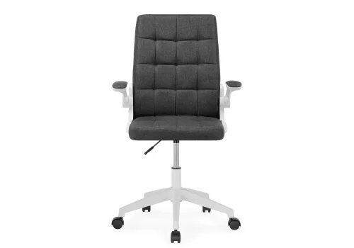 Компьютерное кресло Elga dark gray / white 15609 Woodville, серый/ткань, ножки/пластик/белый, размеры - *1040***630*590 фото 3