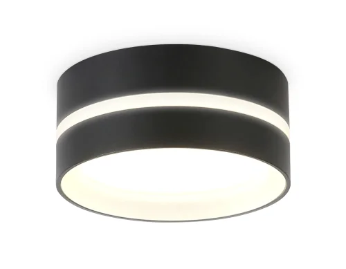 Светильник накладной TN5389 Ambrella light чёрный 1 лампа, основание чёрное в стиле современный круглый