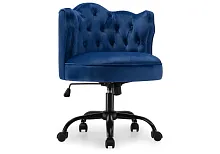 Компьютерное кресло Helen navy 11995 Woodville, синий/велюр, ножки/металл/чёрный, размеры - *900***610*610