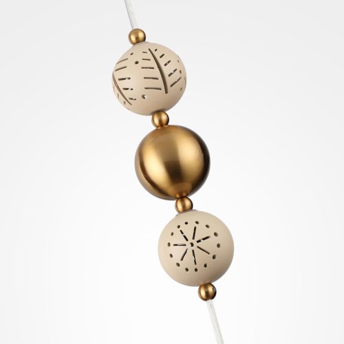 Светильник подвесной Karelia 5444/1 Odeon Light бежевый на 1 лампу, основание латунь в стиле арт-деко современный эклектика восточный фото 7 Светильник подвесной Karelia 5444/1 Odeon Light бежевый на 1 лампу, основание латунь в стиле арт-деко современный эклектика восточный фото 7