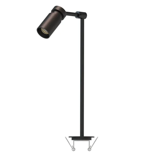 Спот с 1 лампой встраиваемый Presto A6194LT-1BK Arte Lamp чёрный LED в стиле хай-тек современный встраиваемый