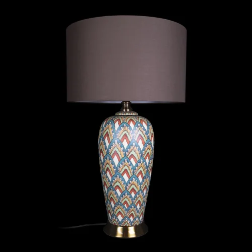 Настольная лампа Blise 10288T LOFT IT коричневая 1 лампа, основание разноцветное керамика в стиле классический современный  фото 2