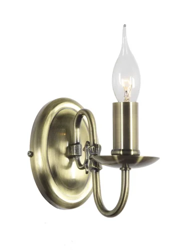 Бра Linera E 2.1.1 A Arti Lampadari без плафона на 2 лампы, основание бронзовое в стиле классический  Бра Linera E 2.1.1 A Arti Lampadari без плафона на 2 лампы, основание бронзовое в стиле классический