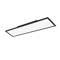 Светильник потолочный LED Salobrena-Z 900053 Eglo белый 1 лампа, основание чёрное в стиле хай-тек современный квадраты