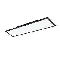 Светильник потолочный LED Salobrena-Z 900053 Eglo белый на 1 лампу, основание чёрное в стиле хай-тек современный квадраты