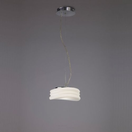 Люстра подвесная  MEDITERRANEO 3622 Mantra белая на 2 лампы, основание хром в стиле современный минимализм  фото 3