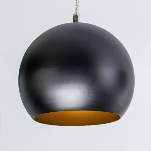 Светильник подвесной Оми CL945115 Citilux чёрный 1 лампа, основание чёрное в стиле современный шар фото 3