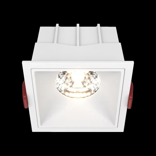 Светильник точечный Alfa LED DL043-01-15W3K-D-SQ-W Maytoni белый на 1 лампу, основание белое в стиле современный фото 13