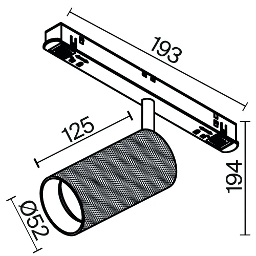 Трековый светильник LED Magnetic track system Exility TR097-2-12W3K-M-BMG Maytoni матовый золото для шинопроводов серии Magnetic track system Exility чёрный фото 12