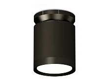 Светильник накладной XS8142020 Ambrella light чёрный 1 лампа, основание чёрное в стиле хай-тек круглый