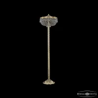 Торшер 19271T6/35IV-138 G Bohemia Ivele Crystal sp прозрачный 4 лампы, основание золотое в стиле классический
