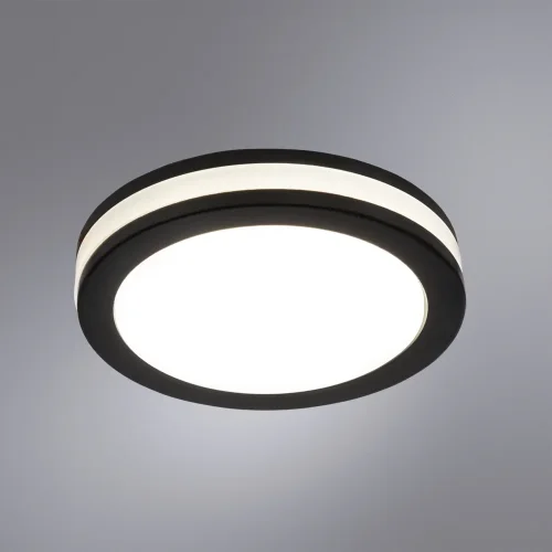 Светильник точечный LED Tabit A8430PL-1BK Arte Lamp белый чёрный 1 лампа, основание чёрное в стиле современный  фото 2