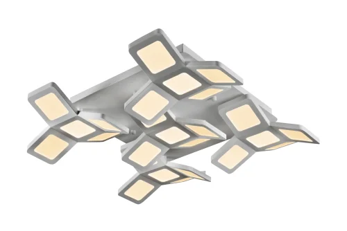 Люстра потолочная LED с пультом Sunrise 8863-4+1 WH iLedex белая на 1 лампа, основание белое в стиле современный хай-тек с пультом фото 2