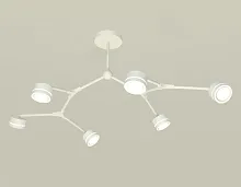 Светильник потолочный XB9055201 Ambrella light белый 6 ламп, основание белое в стиле современный хай-тек 