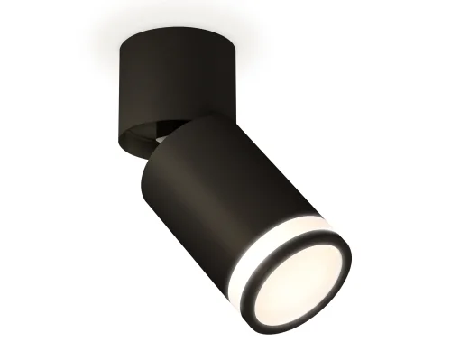 Светильник накладной Techno Spot XM XM6313084 Ambrella light чёрный 1 лампа, основание чёрное в стиле хай-тек современный круглый