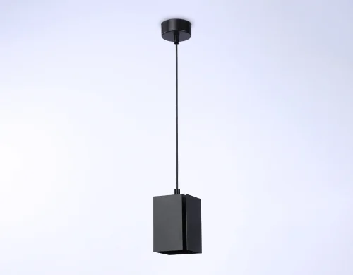 Светильник подвесной TN5125 Ambrella light чёрный 1 лампа, основание чёрное в стиле хай-тек современный  фото 3