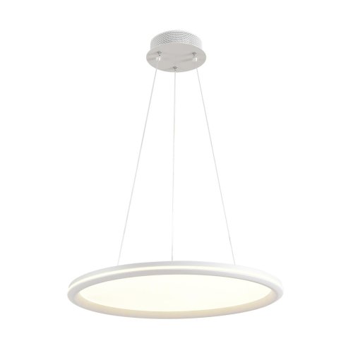 Люстра потолочная LED с пультом Alis Smart 8380/45L Lumion белая на 1 лампу, основание белое в стиле современный хай-тек сири яндекс алиса с пультом фото 10