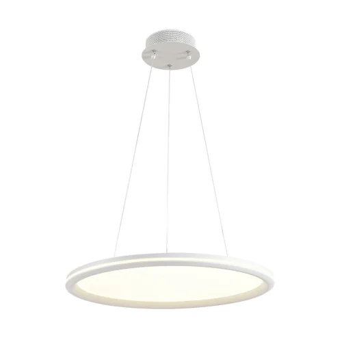 Люстра потолочная LED с пультом Alis Smart 8380/45L Lumion белая на 1 лампу, основание белое в стиле современный хай-тек сири яндекс алиса с пультом фото 10