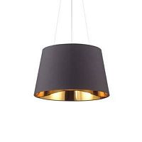 Люстра подвесная NORDIK SP4 Ideal Lux золотая чёрная на 4 лампы, основание чёрное в стиле современный 