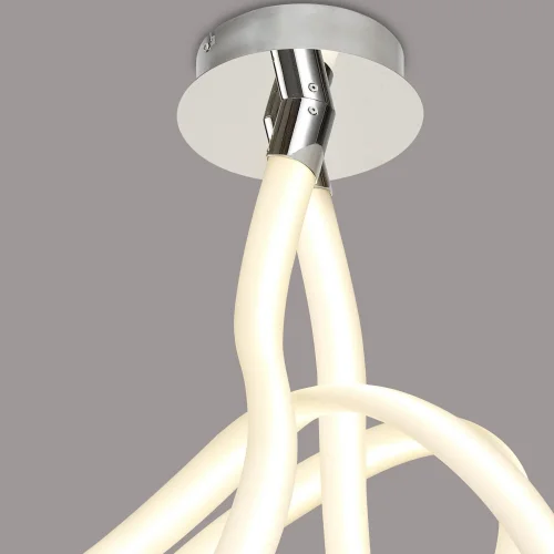 Светильник потолочный LED Armonia 6720 Mantra белый 1 лампа, основание хром в стиле современный хай-тек  фото 5