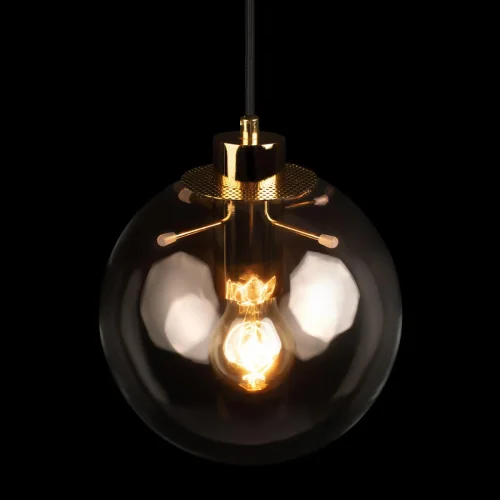 Светильник подвесной Selene 2033-A LOFT IT прозрачный 1 лампа, основание золотое в стиле современный лофт шар фото 6