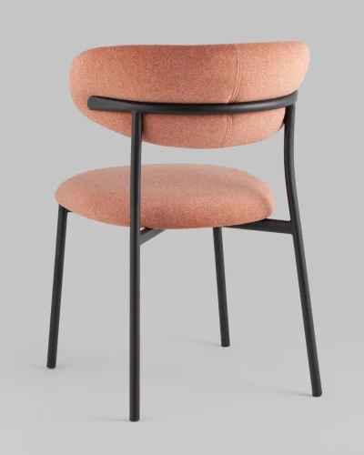 Стул обеденный Ayla, коралловый УТ000039046 Stool Group, терракотовый/велюр, ножки/металл/, размеры - ***** фото 5