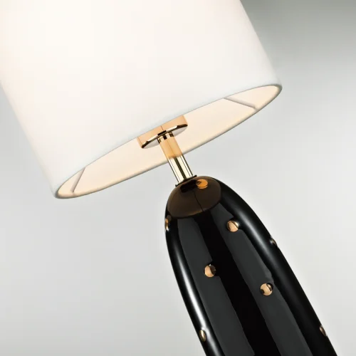 Настольная лампа Pollen 5424/1T Odeon Light  1 лампа, основание золотое чёрное керамика металл в стиле современный  фото 6