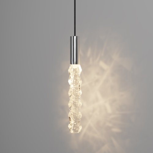 Светильник подвесной LED Selemo MOD328PL-L3CH3K Maytoni прозрачный на 1 лампу, основание хром в стиле современный фото 4 Светильник подвесной LED Selemo MOD328PL-L3CH3K Maytoni прозрачный на 1 лампу, основание хром в стиле современный фото 4