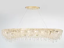Люстра подвесная 10910+8/S gold Newport прозрачная на 18 ламп, основание золотое в стиле классика модерн американский 
