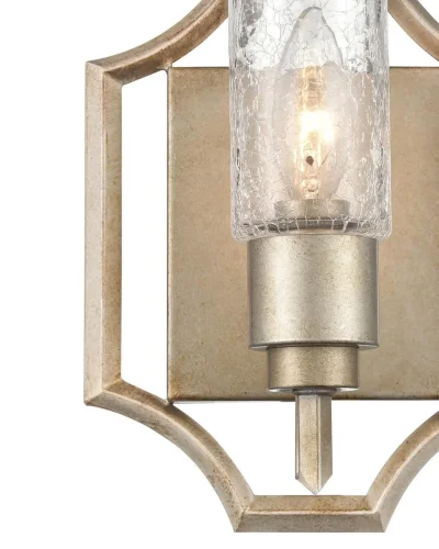 Бра Элса (Elsa) VL4214W01 Vele Luce прозрачный на 1 лампу, основание бежевое в стиле классический фото 3