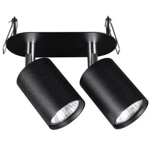 Спот с 2 лампами Eye Fit 9398-NW Nowodvorski чёрный GU10 в стиле минимализм 