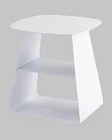 Журнальный столик Leyre, металл, белый УТ000040306 Stool Group столешница белая из металл