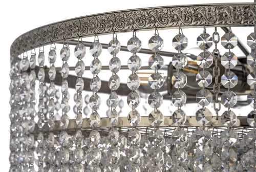 Люстра потолочная Favola E 1.3.40.102 N Arti Lampadari прозрачная на 5 ламп, основание никель в стиле классический современный  фото 2