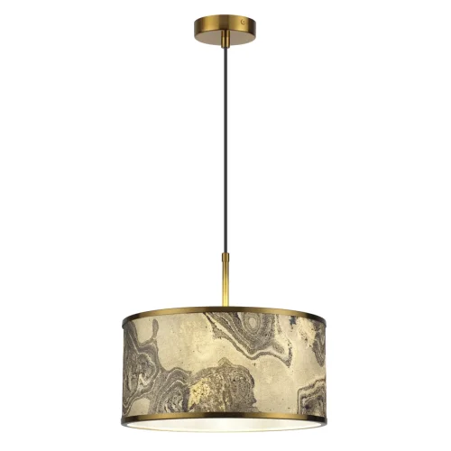 Светильник подвесной Bergi 5064/1 Odeon Light серый бежевый 1 лампа, основание античное бронза в стиле современный  фото 3